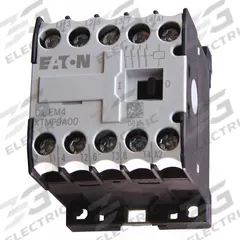 EATON Miniature IEC Magnetic Contactor: Non-Reversing, 4 Poles, 4NO Contacts, 9 A, 480V AC Coil (MPN XTMF9A00C). Key specifications — attr945107: EATON; attr972381: Yes.