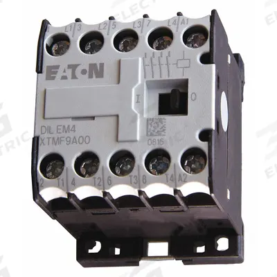 EATON Miniature IEC Magnetic Contactor: Non-Reversing, 4 Poles, 4NO Contacts - Miniature, Non-Reversing IEC Contactors