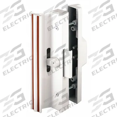 PRIME-LINE Sliding Door Lock: 2 in Lg, 1 in Wd - Recessed Handles for Sliding Doors