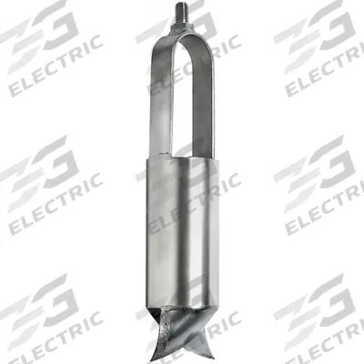 AMS Sand Auger Head: Carbon Steel Bail/Carbon Steel Cylinder, 5/8 in Connection Size - Soil Auger Accessories