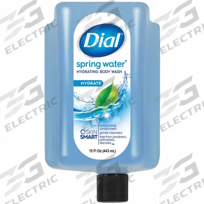 DIAL Body Wash Refill: 6 1/2 in Ht, 7 1/2 in Wd, 8 5/8 in Dp, Cartridge Bottle Refill - Refills