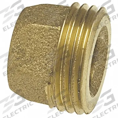 NIBCO Sweat Fitting Adapter: 1/2 in CTS x 1/2 in Pipe, Cup x GHT, Bronze (MPN 704H 1/2) - Cast Copper & Bronze Tube Fittings