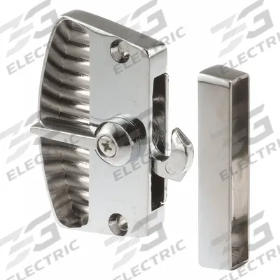 PRIME-LINE Latch and Pull: Sliding Handle and Latch Kit, 2 5/8 in Overall Ht - Screen Door Hardware