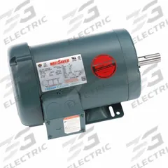 LEESON General Purpose Motor: Rigid Base Mount, Totally Enclosed Fan Cooled, 1 hp, 575V AC (MPN 121938.00). Key specifications — Brand: LEESON; Nameplate Voltage @ 60 Hz: 575V AC; Full Load Current @ 60 Hz: 1.52 A; Nameplate RPM @ 60 Hz: 1,170 RPM; Motor Enclosure: TEFC.