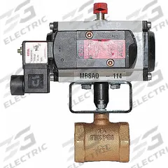 MILWAUKEE VALVE Pneumatically Actuated Butterfly Valve: For Corrosive Chemicals/Salt Water Media (MPN MBSAO A 200). Key specifications — Brand: MILWAUKEE VALVE; Disc Material: Stainless Steel; Pilot Solenoid Voltage: Not Included.