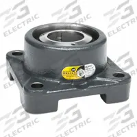 MOLINE BEARING 4 Bolt Flange Bearing: Spherical Roller, 2 1/2 in Bore, Cast Iron, Concentric Collar (MPN 29711208). Key specifications — Bore Type: Cylindrical; Brand: MOLINE BEARING; Lubricant Material: LC-2 Lithium Complex Grease; Mounting Bolt Size: 5/8 in; Split Housing: Not Split; System of Measurement: Inch.