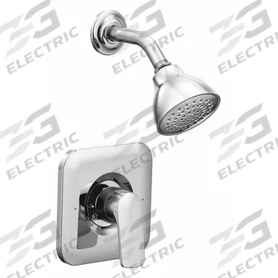 RIZON Shower Faucet: Rizon Posi-Temp T2812, 2.5 gpm Fixed Showerhead Flow Rate - Shower Faucets with Fixed Showerheads