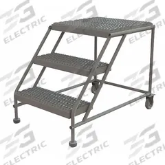 TRI-ARC Mobile Work Platform: 2.5 ft Platform Ht - Max, 24 in x 24 in, Steel, 800 lb Load Capacity (MPN WLWP032424). Key specifications — Mobility: Rolling; Brand: TRI-ARC; Color: Gray; Height Adjustability: Fixed Height; Includes Handrails: Handrails Not Included; Locking Mechanism: No Locking Mechanism; Handrails: No Handrails.