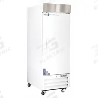 AMERICAN BIOTECH SUPPLY Pharmacy Refrigerator: 23 cu ft, Upright, 2°C to 7°C, 34 3/4 in Overall Dp (MPN PH-ABT-HC-S23S). Key specifications — Door Opening Style: Right; Color: White; Alarm Type: Temperature; Manufacturer Part Number: PH-ABT-HC-S23S; Brand: AMERICAN BIOTECH SUPPLY; Product Type: Pharmacy Refrigerator; Door Type: Swing Solid; Refrigerant Type: R-290.