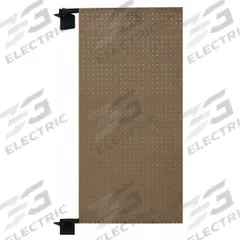 APPROVED VENDOR Pegboard Swing Panel: Round, 9/32 in Peg Hole Size, 48 in x 24 in x 1/4 in, Hardwood (MPN 6YB75). Key specifications — Material: Hardwood; Finish: Epoxy Coated; Peg Hole Shape: Round; Color: Tan; Brand: APPROVED VENDOR.