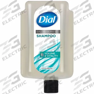 DIAL Shampoo Refill: 6 1/2 in Ht, 7 1/2 in Wd, 8 5/8 in Dp, Cartridge Bottle Refill - Refills