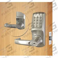 CODELOCKS Electronic Keyless Lock: Keypad, ADA Compliant, Zinc (MPN CL5210-BS). Key specifications — Product Type: Electronic Keyless Lock; Manufacturer Part Number: CL5210-BS; Access Method: Keypad; Key Override Options: Interchangeable Core.