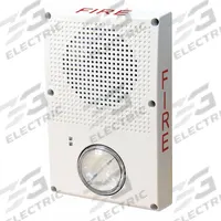 EDWARDS SIGNALING Speaker Strobe: 24 V DC/25/70 V, 8.5 in Overall Ht, 5.63 in Overall Wd, WG4WF-SVMC. Key specifications — Manufacturer Part Number: WG4WF-SVMC; Brand: EDWARDS SIGNALING; Operating Voltage: 24 V DC.