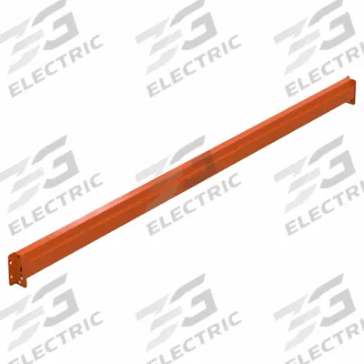 HUSKY Teardrop Step Beam: Step Beam Beam, Teardrop, 72 in x 2 1/2 in x 3 in, Roll Formed - Husky Rack & Wire Teardrop Pallet Rack Step Beams