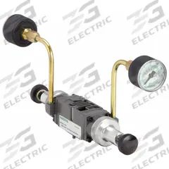 NUMATICS Sandwich Dual Air Regulator: 46 cfm Max Flow Rate, 10 psi to 130 psi, 115°F Max Op Temp (MPN 081RD100J000000)