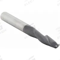 CLEVELAND Ball End Mill: Carbide, TiAlN Coated, 2 Flute, 3/8" Mill Dia, 1-1/2" LOC, 6" OAL (MPN C80949)