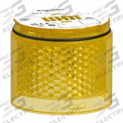 SCHNEIDER ELECTRIC Tower Light Module: Flashing, 24V AC/DC, Yellow, 2 13/16 in Overall Dia, XVB7C58. Key specifications — Brand: SCHNEIDER; Compatible with Series: Harmony XVB7; Lens Color: Yellow; Operating Voltage: 24V AC/DC; Manufacturer Part Number: XVB7C58.