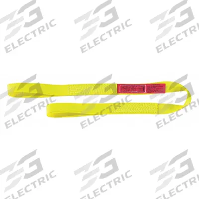 LIFT-ALL Web Sling: Type 3, Nylon, 3 ft Sling Lg, 11 in Eye Lg - Light-Use Nylon Flat-Eye Web Slings