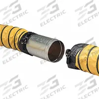 ALLEGRO Duct to Duct Connector: 10 in Lg, 16 in Outlet Dia, For Use With Duct, Silver, Steel (MPN 9600-01). Key specifications — Material: Steel; Color: Silver; Accessory Type: Duct to Duct Connector; For Use With: Duct; Includes: Raised Lip; Conductive Material Construction: No; Brand: ALLEGRO.