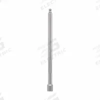 MILWAUKEE Socket Extension: 3/8 in Input Drive Size, 3/8 in Output Drive Size, 10 in Overall Lg (MPN 43-24-9206). Key specifications — attr1204978: Not Insulated; attr1204980: Locking Not Included; attr1204984: MILWAUKEE; attr1204970: Chrome.