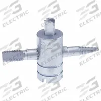 HALTEC 4-Way Valve Tool: 4-Way Valve Tool, Metal, 2 in Overall Lg, 3/4 in Overall Wd, 4 Way Tool (MPN TL-610). Key specifications — Brand: HALTEC; Features: Corrosion Resistant; Includes: 4 Way Tool; Material: Metal; Product Type: 4-Way Valve Tool.