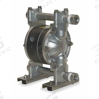 Dayton Double Diaphragm Pump: 316 Stainless Steel Body, 1/2 in, NPT Connection - Stainless Steel Housing AODD Pumps