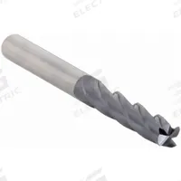 CLEVELAND Square End Mill: Carbide, TiAlN Coated, 4 Flute, 5/16" Mill Dia, 1" LOC, 3" OAL (MPN C81864)