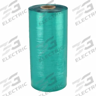 APPROVED VENDOR Stretch Wrap Film: 80 ga Gauge, 20 in Overall Wd, 6,000 ft Overall Lg, Green - Cast Color-Coded Stretch Wrap