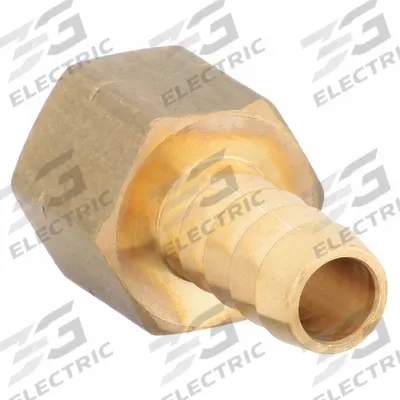APPROVED VENDOR Barbed Hose Fitting: For 3/8 in Hose I.D., Hose Barb x NPT, Male x Female - Low-Lead Brass Multipurpose (Air, Water, Chemical) Rigid Barbed Hose Fittings