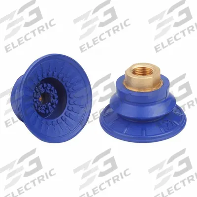 SCHMALZ Vacuum Pad Assembly: Bellows, 1.5 Folds, 3/8 in NPT, 67 mm Pad Dia, NBR - Bellows Type Automotive Industry Vacuum Pad Assemblies