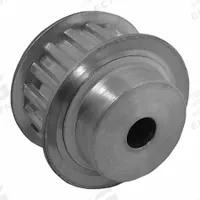 DAYTON Timing Pulley: Trapezoidal, Plain, For T5 Timing Belt Section, For 10 mm Belt Wd, 18 Teeth (MPN 21T5/18-2). Key specifications — Brand: DAYTON; Tooth Profile: Trapezoidal; Finish: Plain.