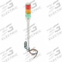 SCHNEIDER Tower Light Assembly: 3 Tier, Green/Orange/Red, No Sounder Tier, 473 1/2 mm Overall Ht (MPN XVC4B3). Key specifications — Manufacturer Part Number: XVC4B3; Brand: SCHNEIDER; Operating Voltage: 24V; Light Tier Color: Red.
