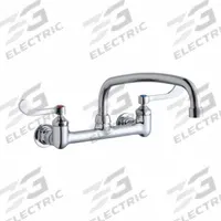 ELKAY Handle-Operated Faucet: Elkay®, Brass, Centerset, Wall, 2 Mounting Holes, 1.5 gpm Flow Rate (MPN LK940AT12T4H). Key specifications — Series: Elkay®; Brand: ELKAY.