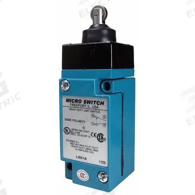 Honeywell Plug-In Limit Switch: Roller Plunger, Metallic, Momentary - Top-Mount Roller-Plunger Limit Switches