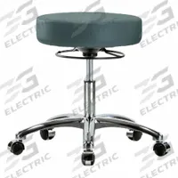 Stool: Vinyl, Ht Range 18 1/4 in to 23 1/4 in, 17 in Seat Wd, 17 in Seat Dp, 0 Glides, 5 Casters (MPN BR-VDHSO-CR-CC-8546). Key specifications — Brand: APPROVED VENDOR; Foot Support: No; Base Material: Aluminum; ESD-Safe: Not ESD Safe; Number of Casters: 5.