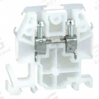 SQUARE D Terminal Block: DIN Rail Mounting Type, Screw Clamp Wire Termination, 2 Wire Terminals (MPN 9080GM6). Key specifications — Brand: SQUARE D; For Minimum Wire Size: 22 AWG.