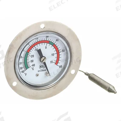 APPROVED VENDOR Analog Panel Mount Thermometer: -40°F to 60°F /-40°C to 15°C - NSF-Rated Panel Mount Dial Thermometers