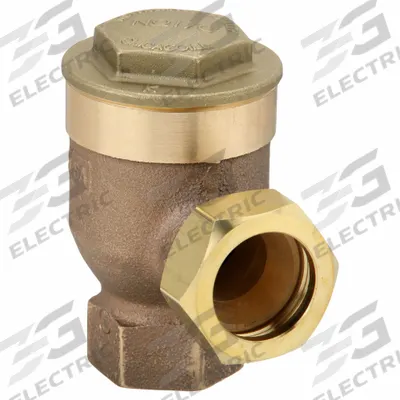 BELL & GOSSETT Steam Trap: Brass Body, Angle Design, 162 lb/hr, 3/4 in FNPT Inlet - Brass Angle Thermostatic Steam Traps