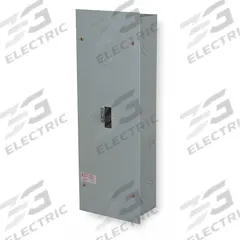GE Circuit Breaker Enclosure: 3 Spaces, 150 A Amps, Flush Mounting, Indoor, 26.4 in Exterior Ht (MPN TE150F). Key specifications — attr196321: Flush; attr196322: Indoor.