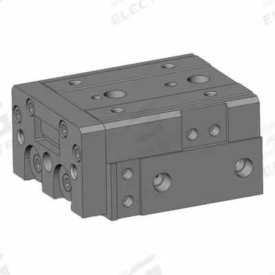 SMC Air Slide Table: 20 mm Stroke Lg, 20 mm Bore Dia, Mfr Part # MXS20L-20 - Pneumatic Slide Tables