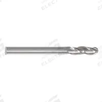 APPROVED VENDOR Ball End Mill: Carbide, TiCN Coated, 3 Flute, 1" Mill Dia, 1-1/2" LOC, 4" OAL (MPN 222-001272)