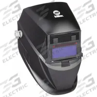 MILLER ELECTRIC Welding Helmet: Auto-Darkening, 2 Arc Sensors, Black, W10, 3.74 in x 1.38 in, Nylon (MPN 287798). Key specifications — Color: Black; Suspension Adjustment Type: Ratchet; Series: Classic; Viewing Area: 3.74 in x 1.38 in; Brand: MILLER ELECTRIC; Grind Mode: Yes; Helmet Material: Nylon; Helmet Type_Original: Auto-Darkening.
