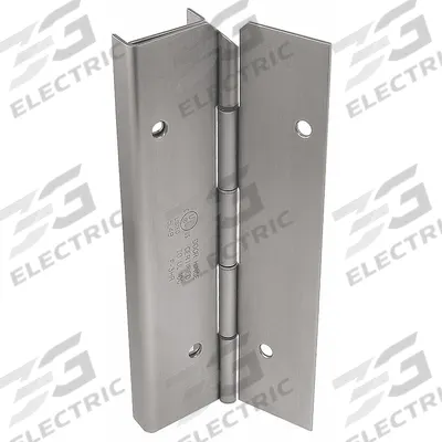 MARKAR Piano Hinge: Stainless Steel, 7 ft Leaf Ht, 1 3/4 in Leaf Wd - Full Mortise-Mount Piano Hinges