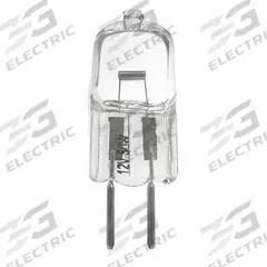 APPROVED VENDOR Halogen Bulb: Halogen, 2-Pin (G4), T3, Q5T3/CL, 12V, 5 W Watt, 60 lm Light Output (MPN Q5T3/CL-1PK). Key specifications — Brand: APPROVED VENDOR; Trade Number: Q5T3/CL; Voltage: 12V; Bulb Shape: T3.