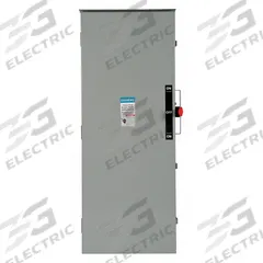 SIEMENS Safety Switch: Fusible, 200 A, Three Phase, 600V AC, Galvanized Steel, Indoor/Outdoor (MPN DTF364R). Key specifications — Brand: SIEMENS.