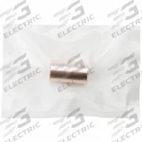 STREAMLINE Sweat Fitting Coupling: 1 in CTS x 1 in CTS, Cup x Cup, Dimple Center Stop, Wrot Copper (MPN W 10147CB)