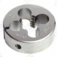 OSG Round Threading Die: #6-32 UNC, 5/8 in OD, Solid, High Speed Steel (MPN 2724400)