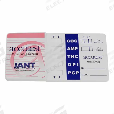 ACCUTEST Urine Drug Test Kit: 25 Tests, AMP/COC/OPI 2000/PCP/THC, No Reagants Required - Drug Testing Kits