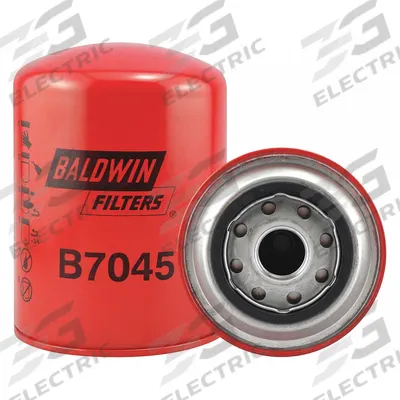 BALDWIN FILTERS Oil Filter: B7045, M26 x 1.50 Thread Size, 5 7/8 in Overall Ht - Spin-On Oil Filters