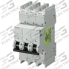 SIEMENS Miniature Circuit Breaker: 60 A Amps, 60V DC, 10 kA, Screw Clamp, D, 240V AC (MPN 5SJ43608HG41). Key specifications — DC Voltage Rating: 60V DC; Max. AIR Rating: 10 kA; Terminal Connection: Screw Clamp; Brand: SIEMENS.